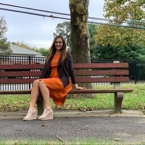 Brown Kate & Mallory light blazer/ jacket‎ Small